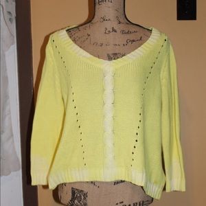 Neon Yellow Sweater